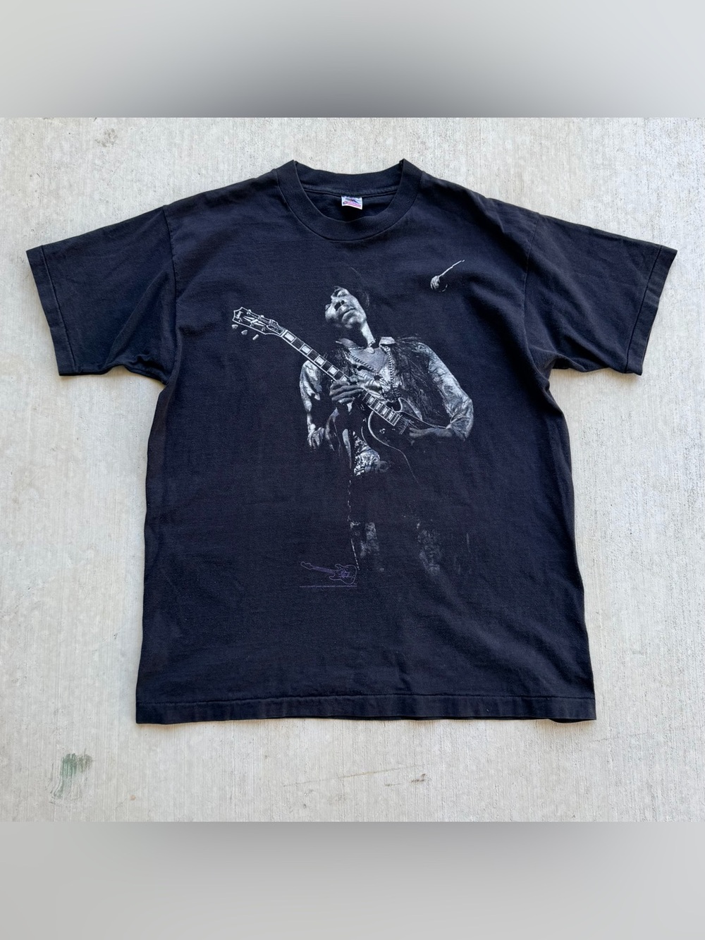 Vintage Jimi Hendrix T Shirt 90s Single Stitch Fruit Of The Loom XL Band Promo